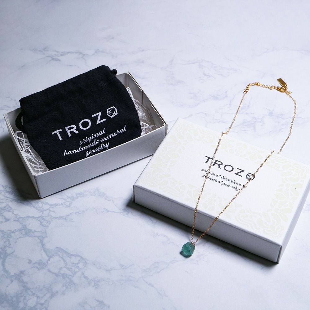 TROZO】アクアマリンのネックレス | ウサギノネドコ
