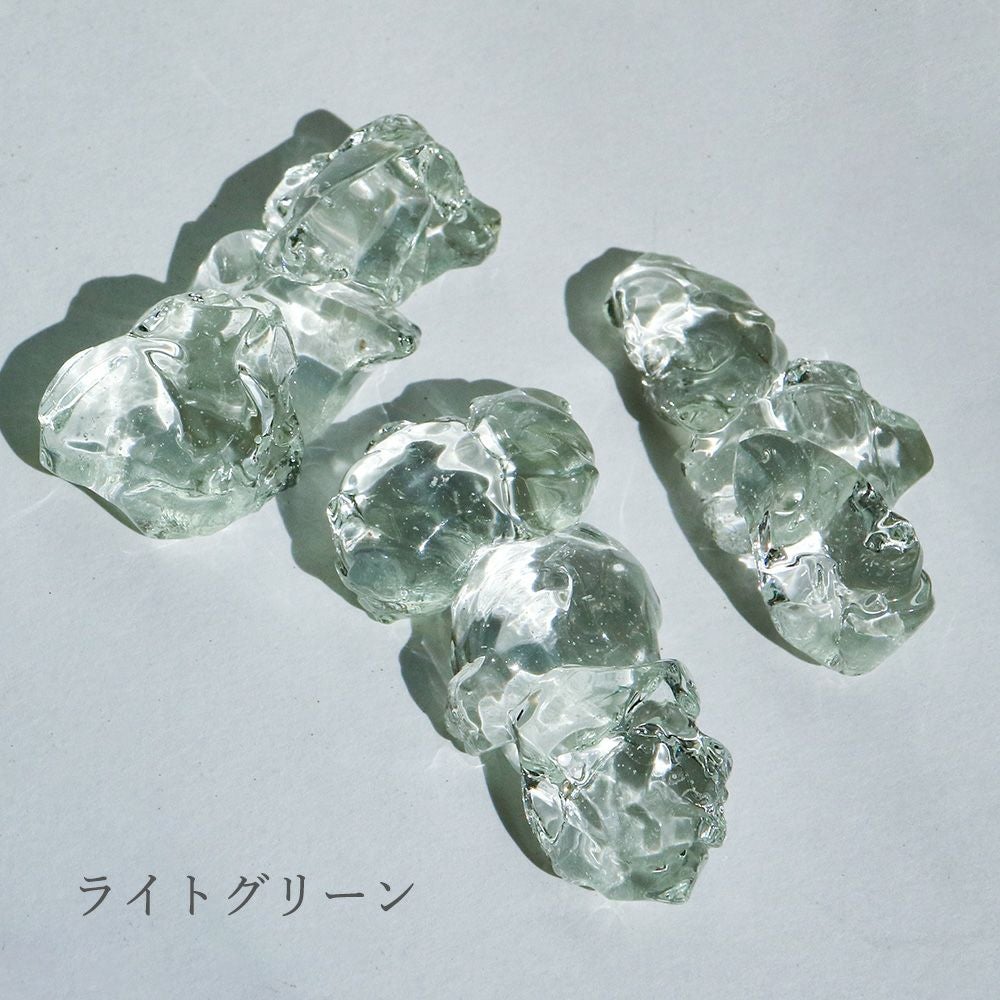 ガラスの箸置き 氷のかけら | ウサギノネドコ