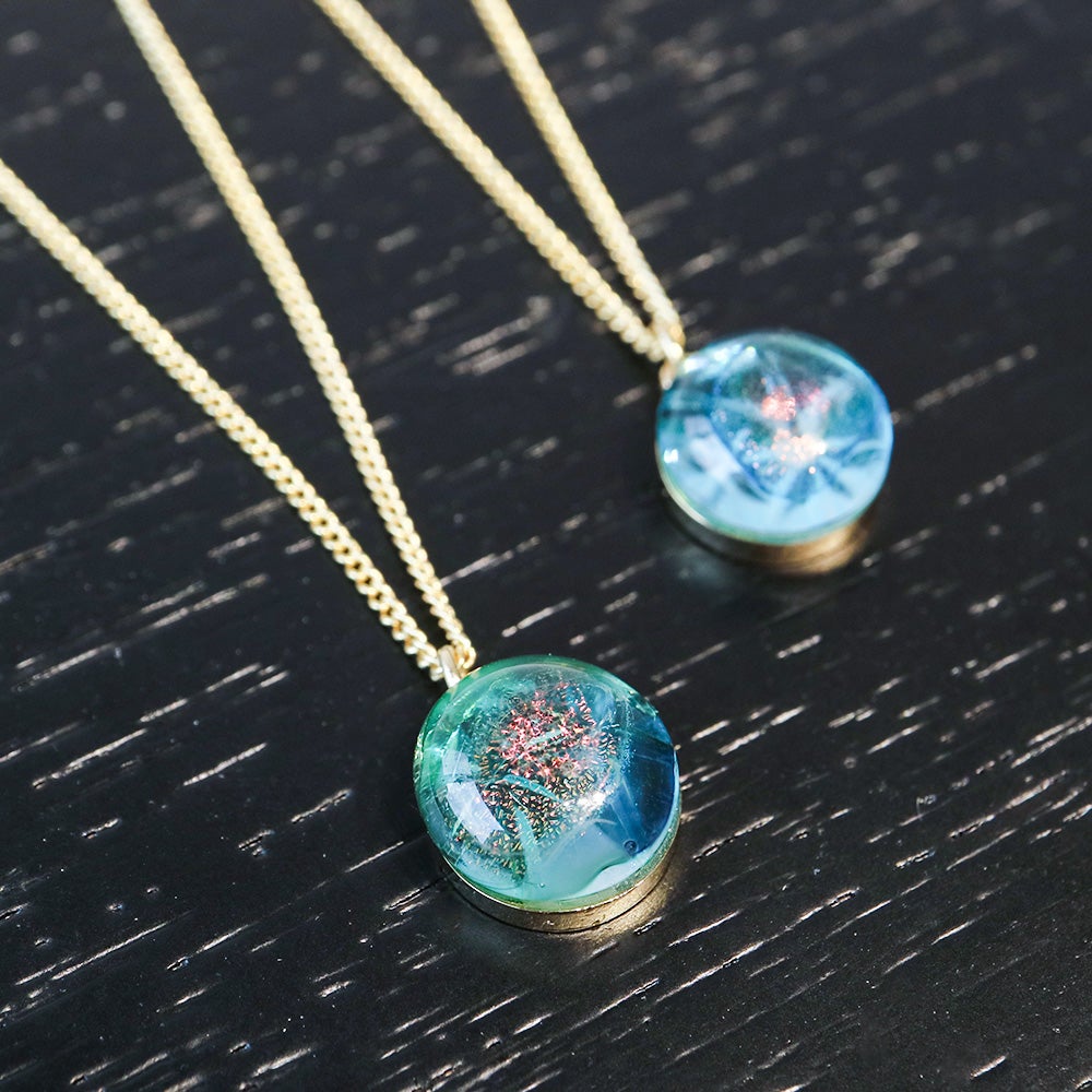 prismglass】ガラスの天体観測ネックレス | ウサギノネドコ